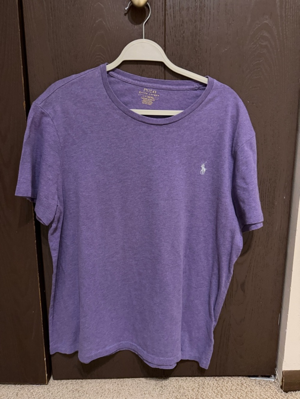 Polo by Ralph Lauren Purple Heather Short-Sleeve Crew Tee